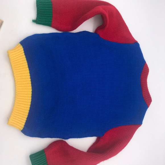 Harlequin Designs Vintage Puppet Show Sweater EUC - Picture 9 of 9